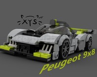 LEGO MOC-251700 Peugeot 9x8 by XYS_MOC | Rebrickable - Build with LEGO