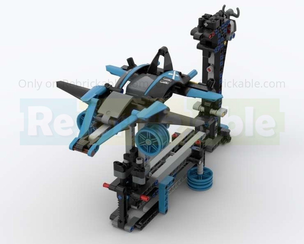 LEGO MOC-251722 Flight Simulator with Joystick Control (Blue) by ...