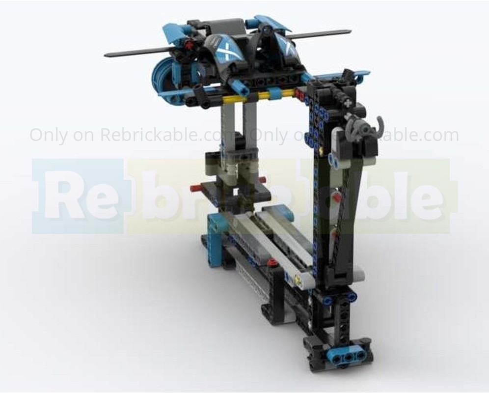 LEGO MOC-251722 Flight Simulator with Joystick Control (Blue) by ...