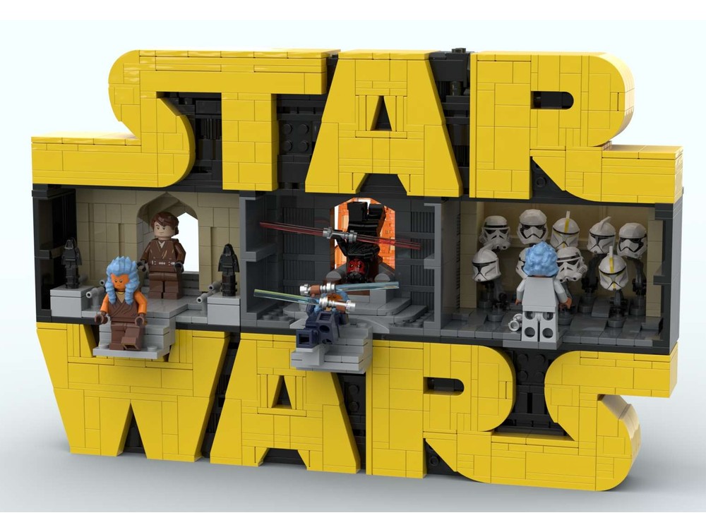 LEGO MOC-251723 75407 Customizable Modular Diorama Frame for Star-Wars ...
