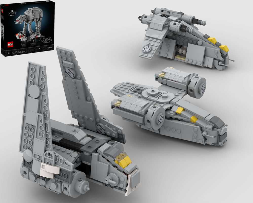 LEGO MOC-251729 Gunship 3-in-1 Alternate Builds Bundle - 75440 AT