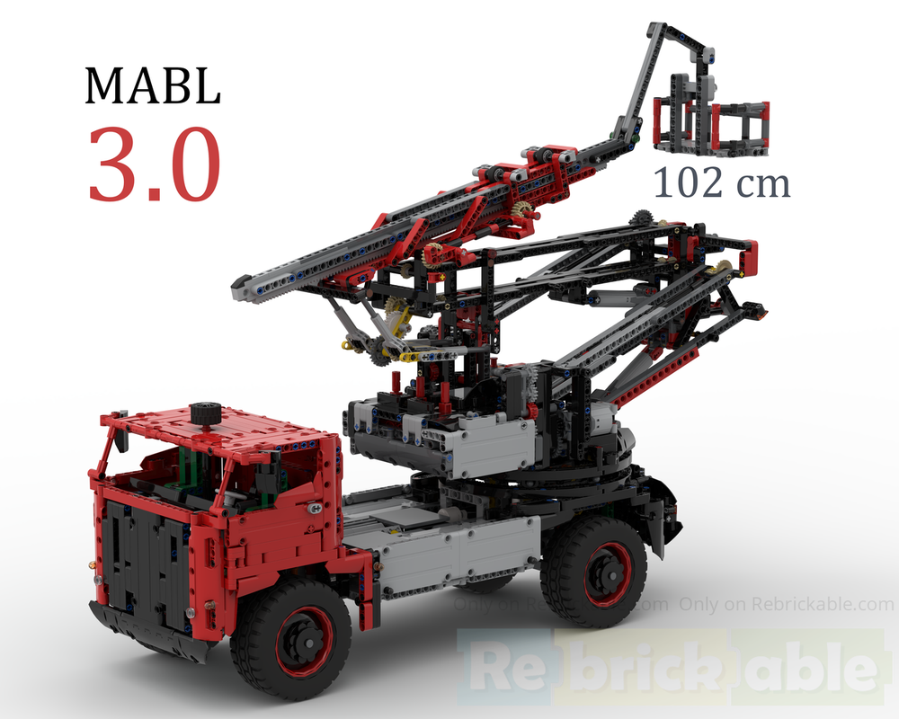 LEGO MOC-251747 Mobile Articulated Boom Lift 3.0 (42082 Alternate) by ...