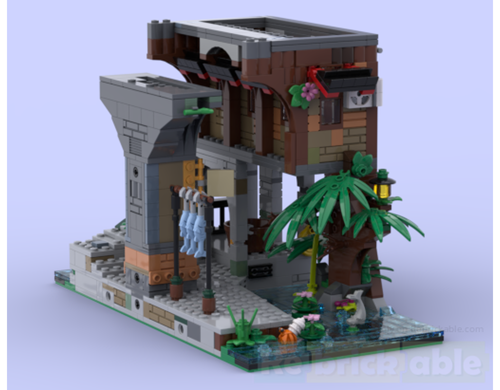 LEGO MOC-251758 Ninjago City Neighborhood - The Complete Build +