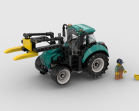 working front loader for LEGO tractor 60498