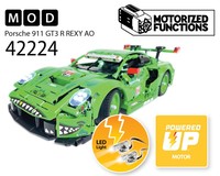 42224 Porsche 911 GT3 R REXY AO Racing Car RC MOD for Powered Up Mortors