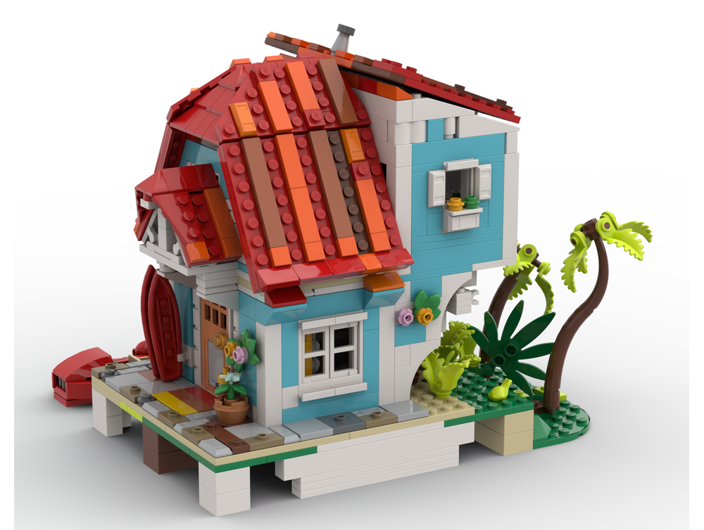 LEGO MOC-251960 Lilo's Holiday House - Riviera Extension by Brick ...