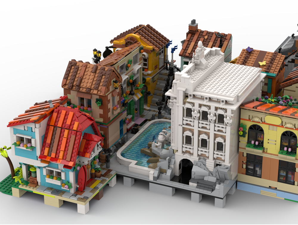 LEGO MOC-251960 Lilo's Holiday House - Riviera Extension by Brick ...