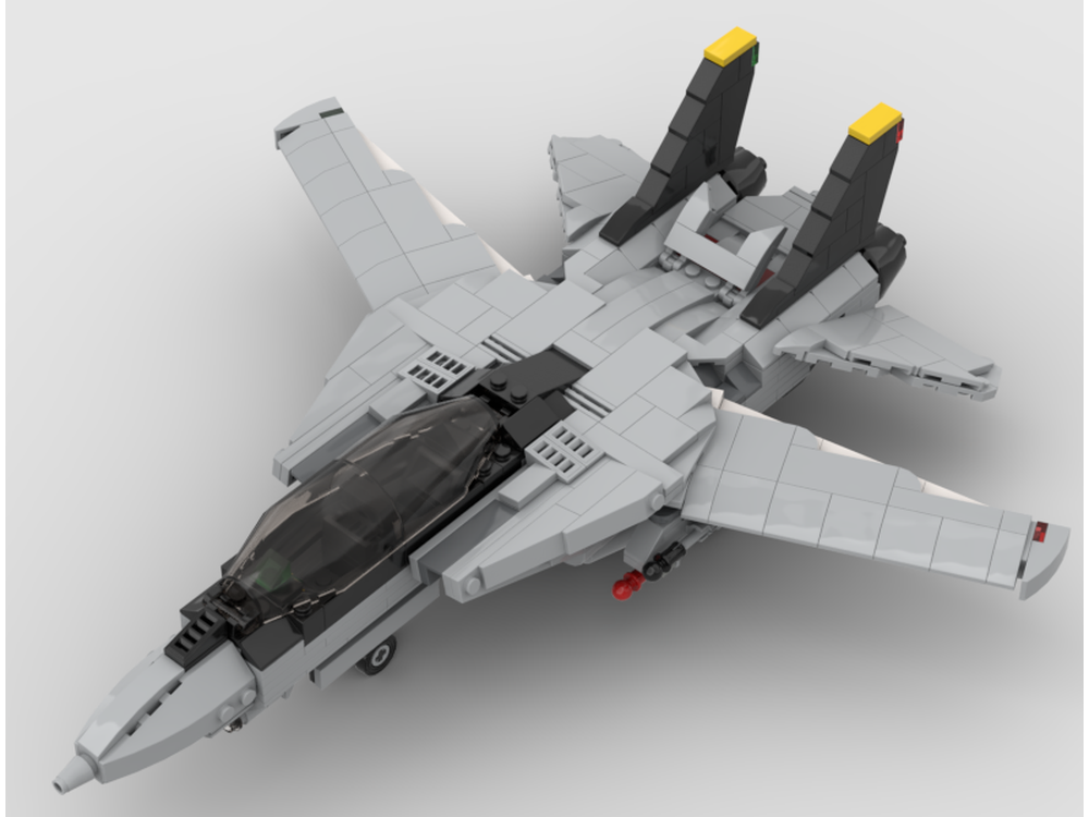 LEGO MOC-251965 F-14 Tomcat 1:60 Scale by Vimesbrick | Rebrickable