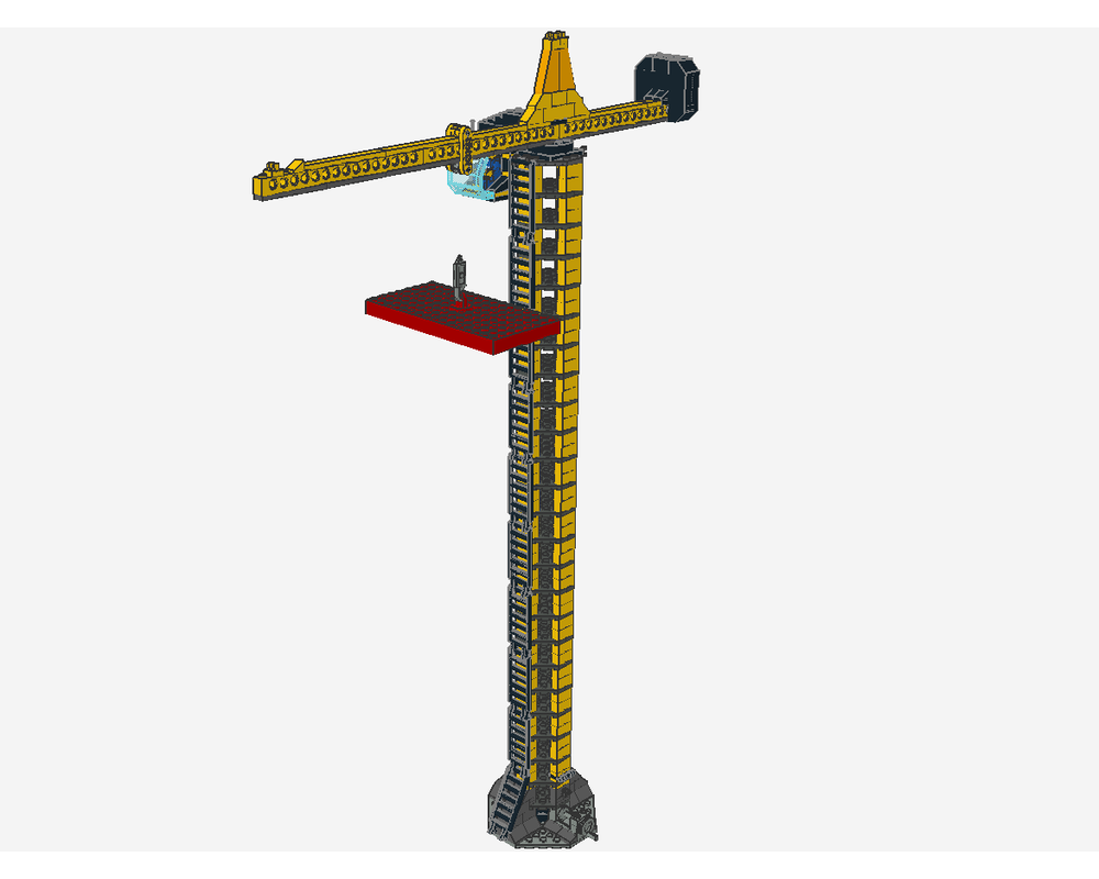 lego tower crane moc