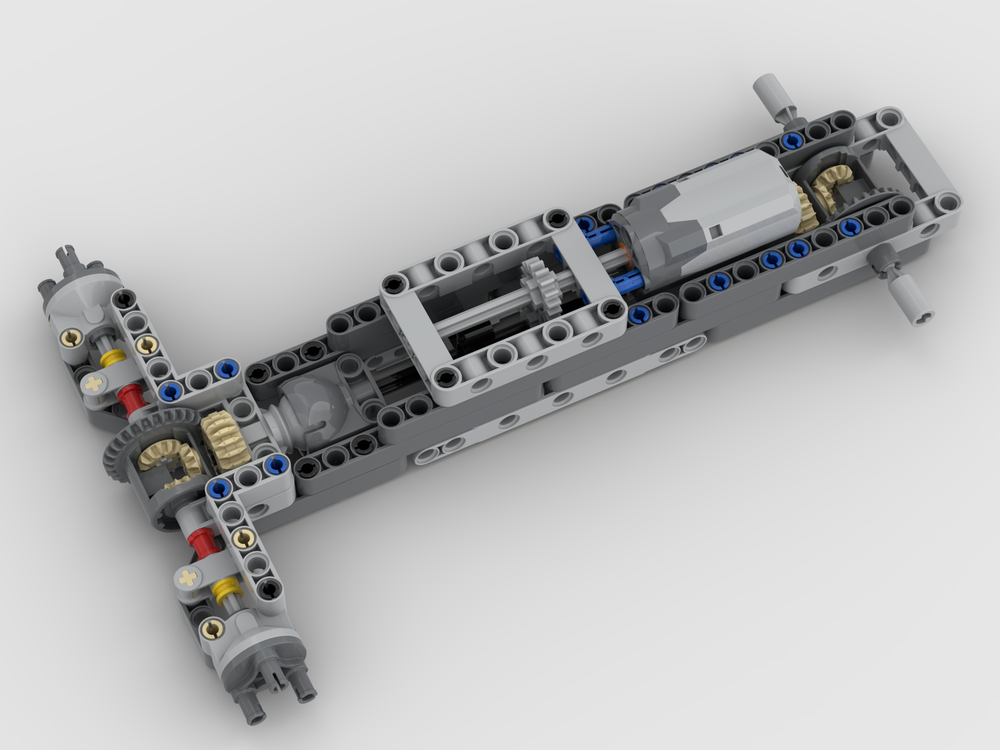 LEGO MOC Ridgid 4x4 Chassis by luisgreen | Rebrickable - Build with LEGO