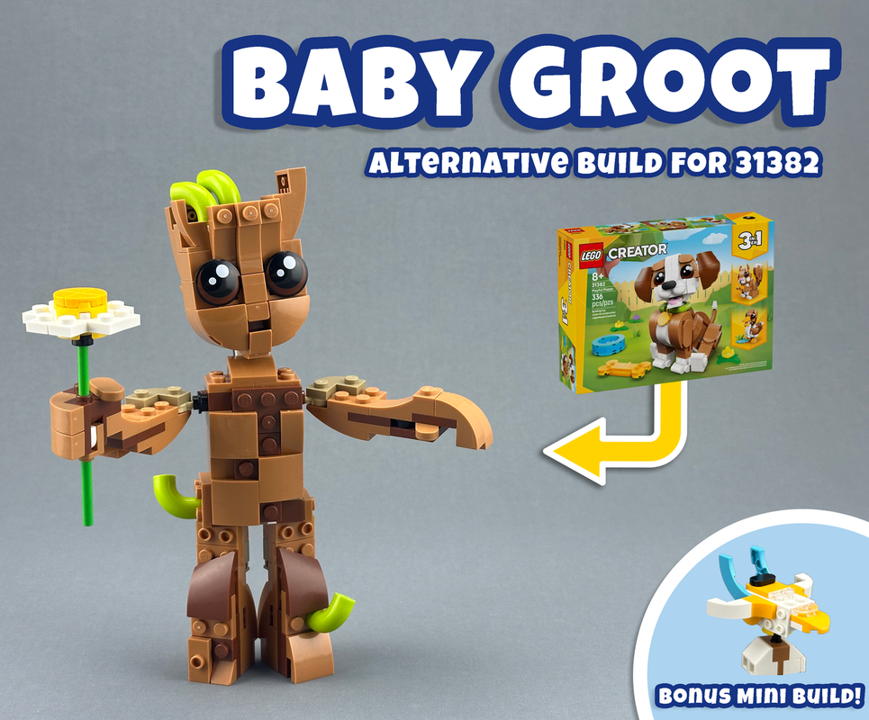 LEGO MOC-252005 Baby Groot (31382 Alternate) by Joffre Bricks ...