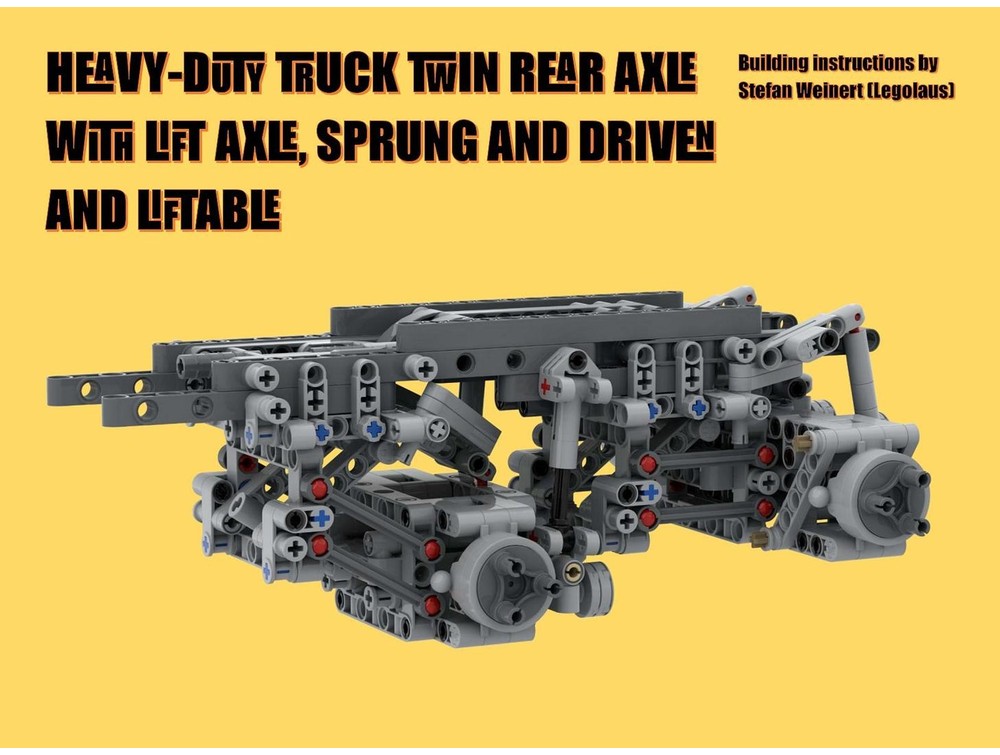 LEGO MOC-252026 Heavy-Duty Truck Twin Rear Axle with Lift Axle by ...