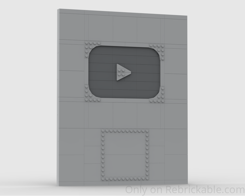 LEGO MOC-252055 YouTube Silver Play Button Award by DailyWeeklyBuilds ...