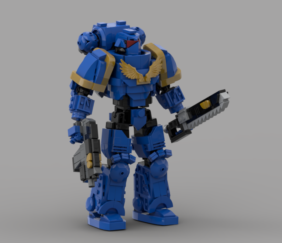 LEGO MOC-252107 Space Marine Ultramarines Intercessor by ...