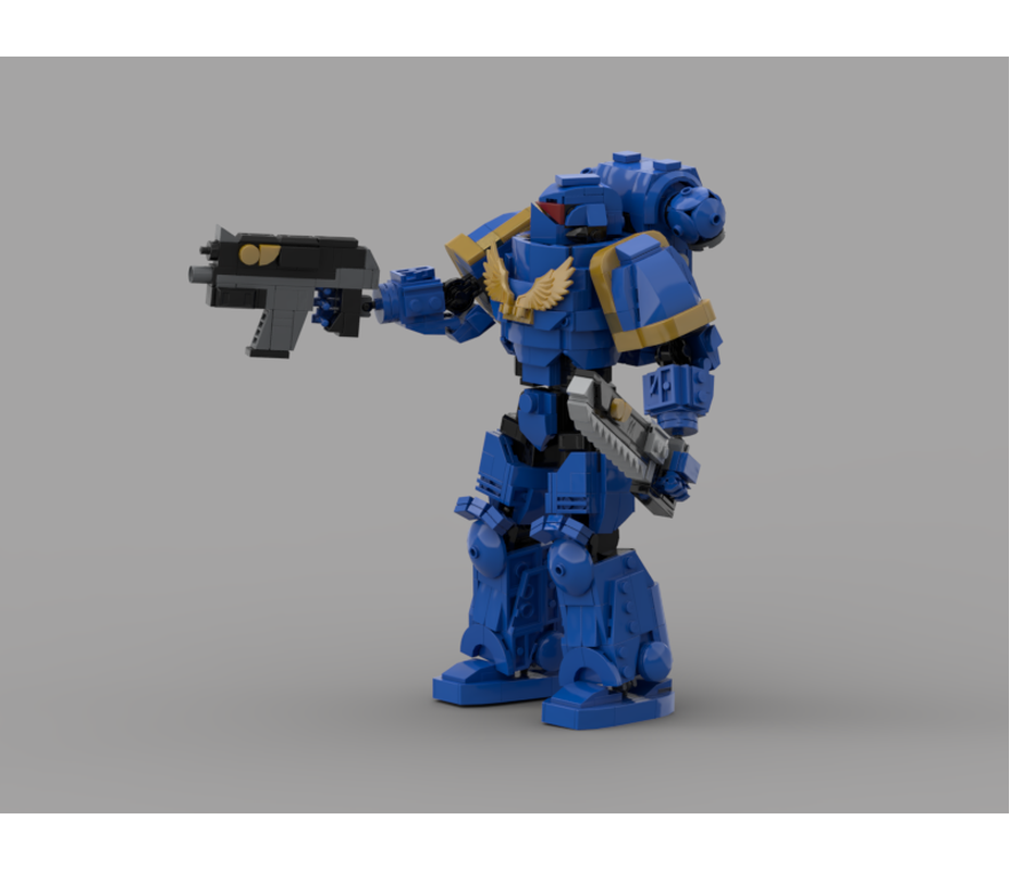 LEGO MOC-252107 Space Marine Ultramarines Intercessor by ...