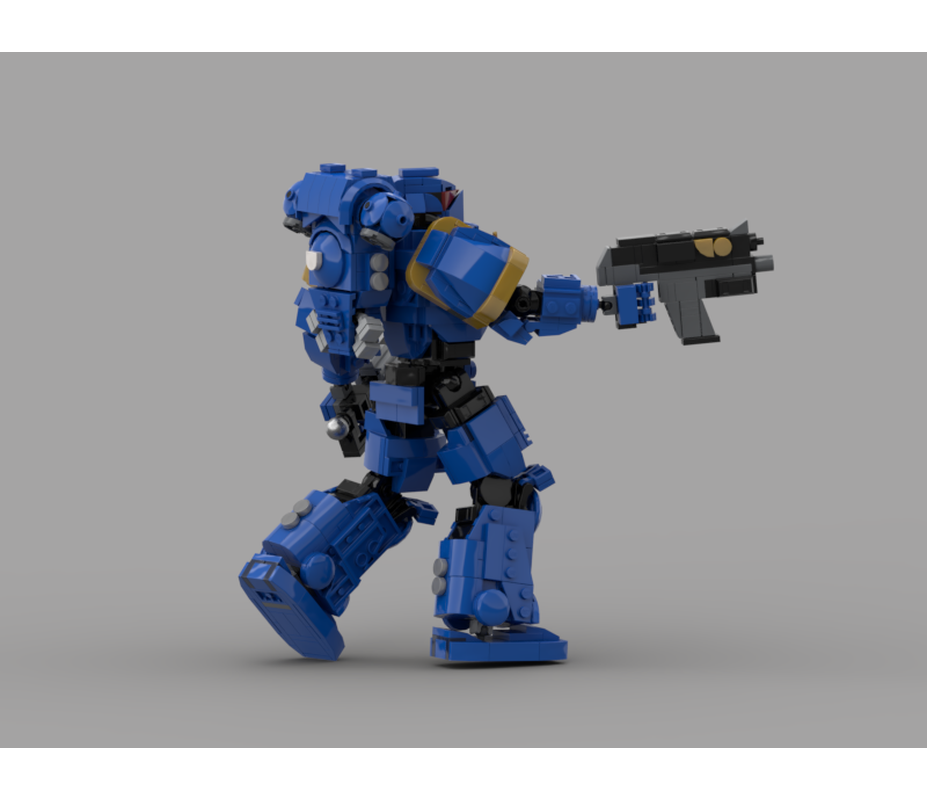 LEGO MOC-252107 Space Marine Ultramarines Intercessor by ...