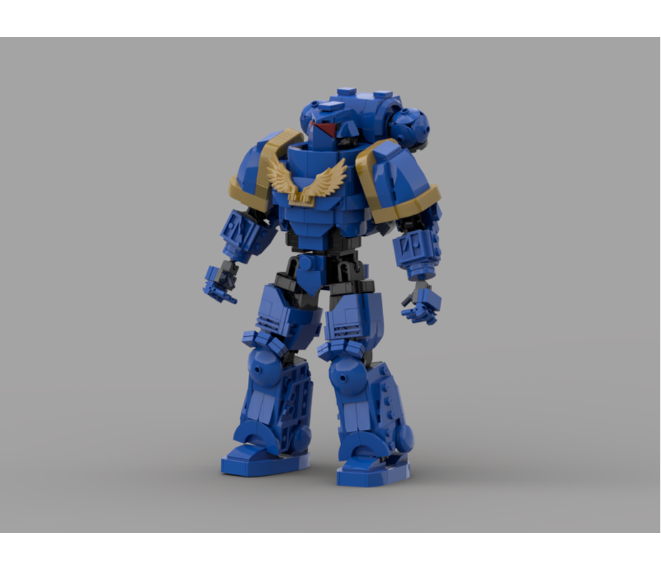 LEGO MOC-252107 Space Marine Ultramarines Intercessor by ...