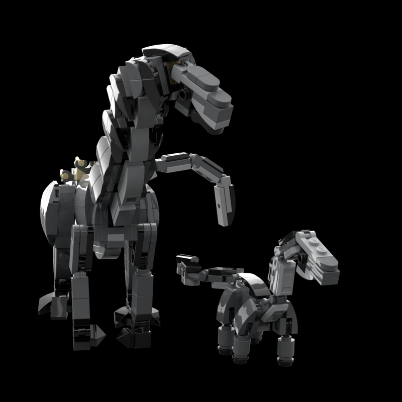 LEGO MOC-252142 Alamosaurus and baby Paleoaccurate MOC by dryptopic ...
