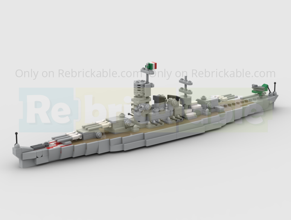 LEGO MOC-252164 Battleship Roma by DRAK36 | Rebrickable - Build with LEGO