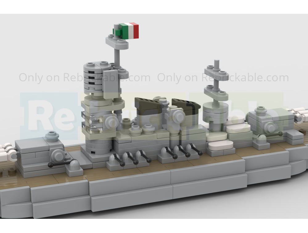 LEGO MOC-252164 Battleship Roma by DRAK36 | Rebrickable - Build with LEGO