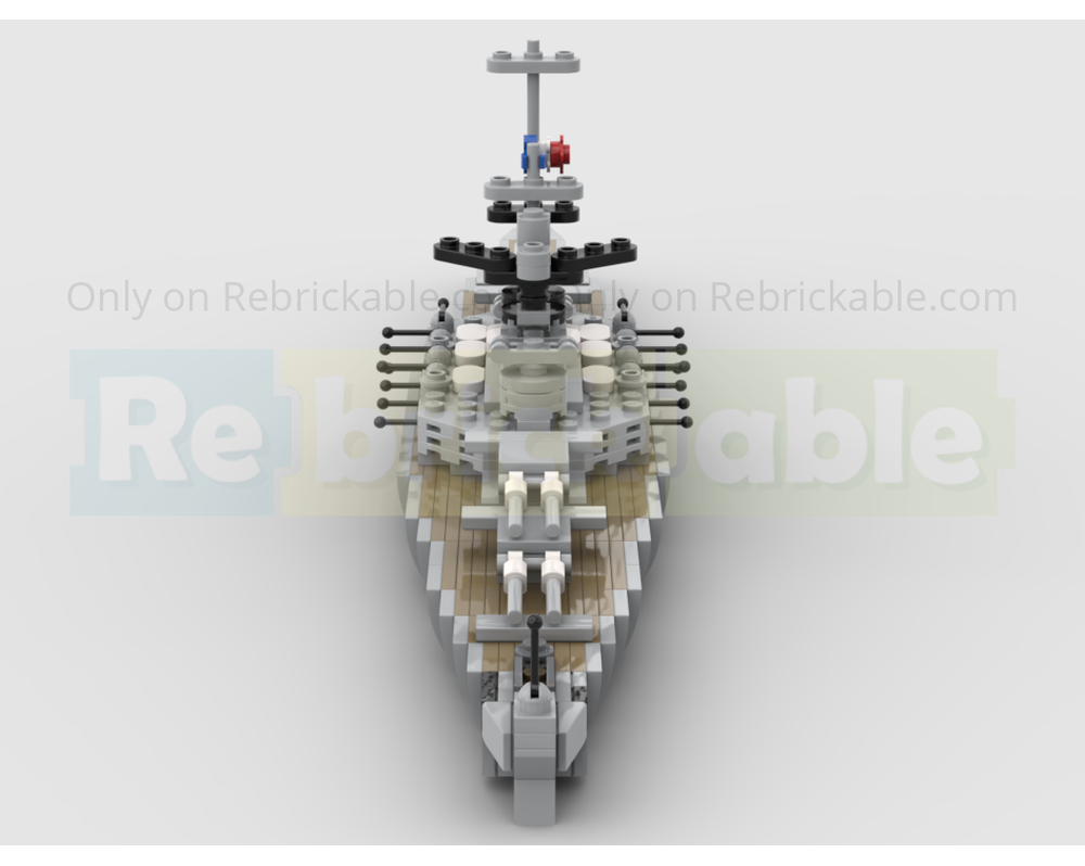 LEGO MOC-252166 HMS Hood by DRAK36 | Rebrickable - Build with LEGO
