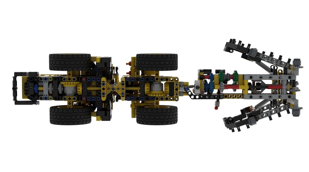 LEGO MOC-252171 42209 Cat Challenger MT 975E with harrow by