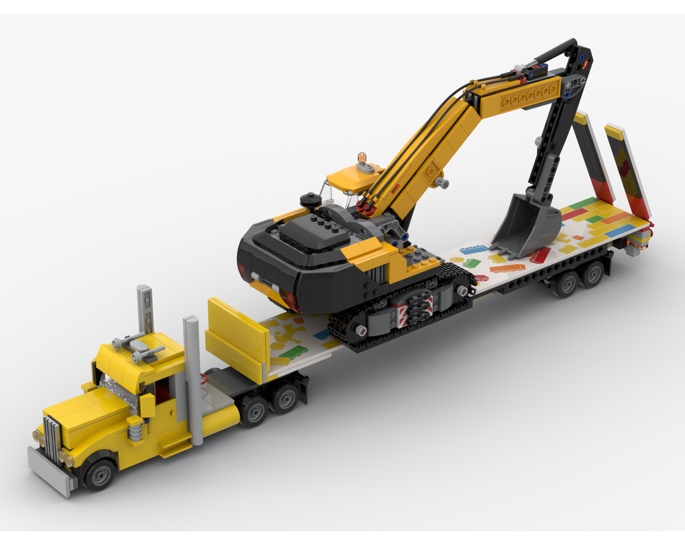 LEGO MOC-252187 Peterbilt Big Rig Tractor with No Sleeper and with ...