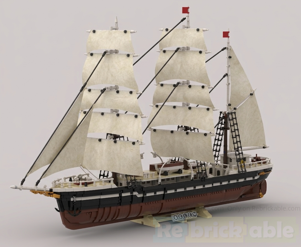 LEGO MOC-252249 The Belem (Sailing Ship) by Frinke | Rebrickable