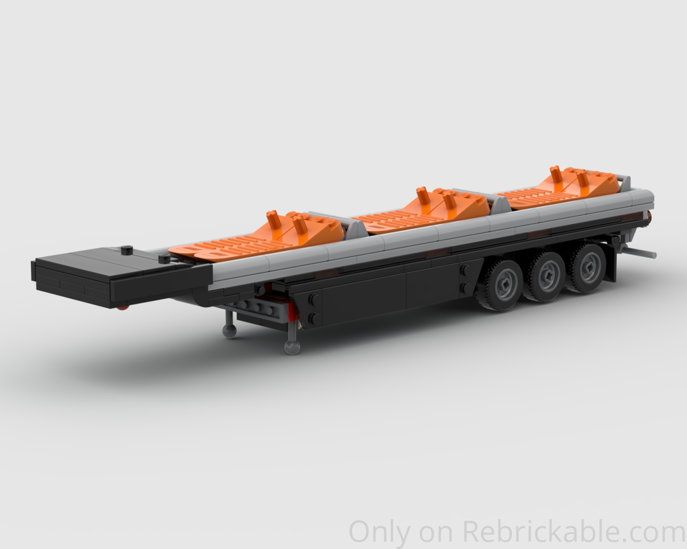 LEGO MOC Flatbed Trailer by DailyWeeklyBuilds | Rebrickable - Build ...