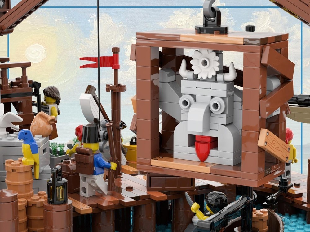 LEGO MOC-252314 Loading Docks - Seafarer's Bay by Mikey_Brickalloti ...