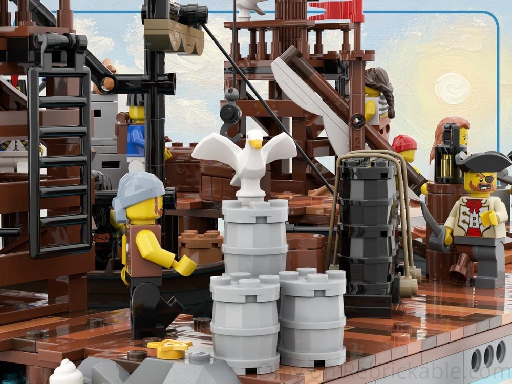 LEGO MOC-252314 Loading Docks - Seafarer's Bay by Mikey_Brickalloti ...
