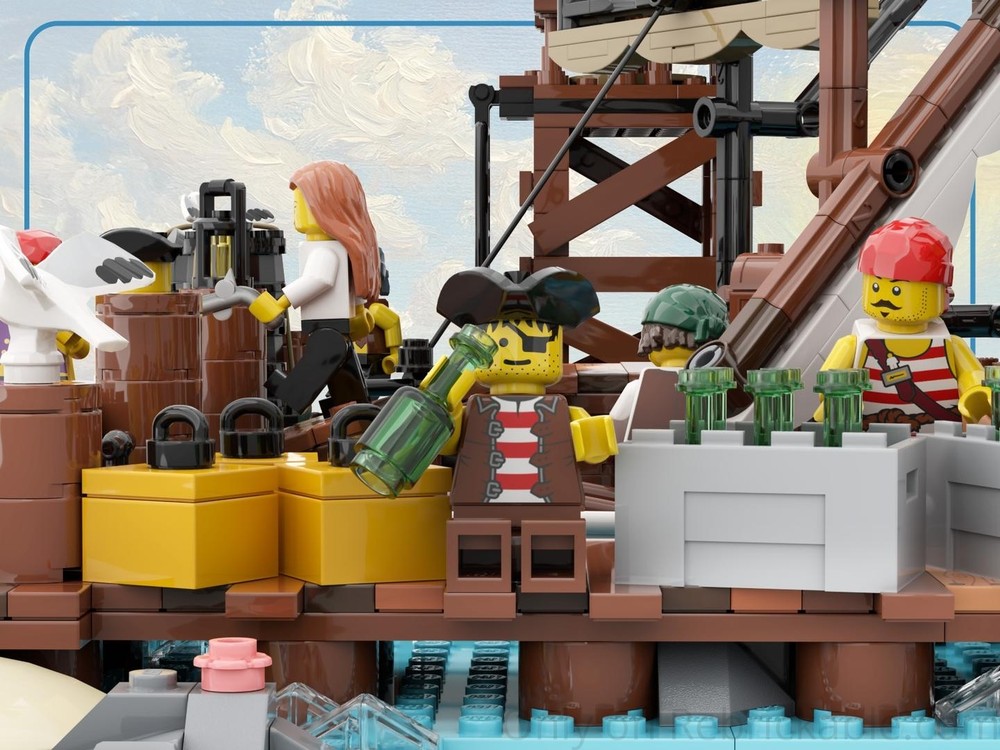 LEGO MOC-252314 Loading Docks - Seafarer's Bay by Mikey_Brickalloti ...