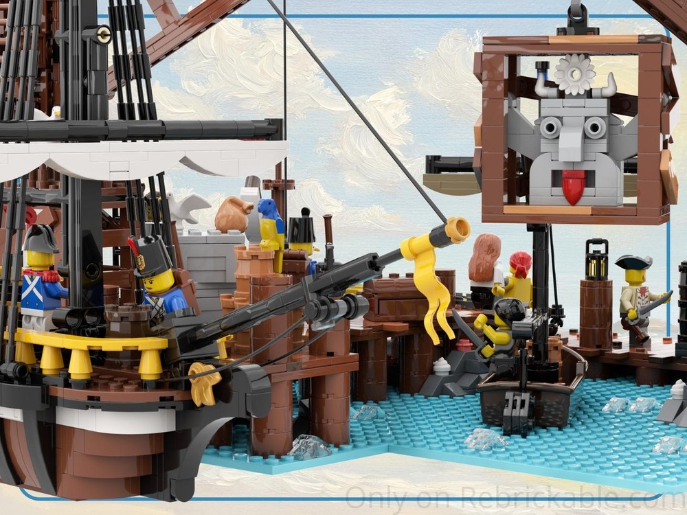 LEGO MOC-252314 Loading Docks - Seafarer's Bay by Mikey_Brickalloti ...