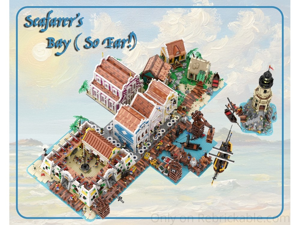 LEGO MOC-252314 Loading Docks - Seafarer's Bay by Mikey_Brickalloti ...