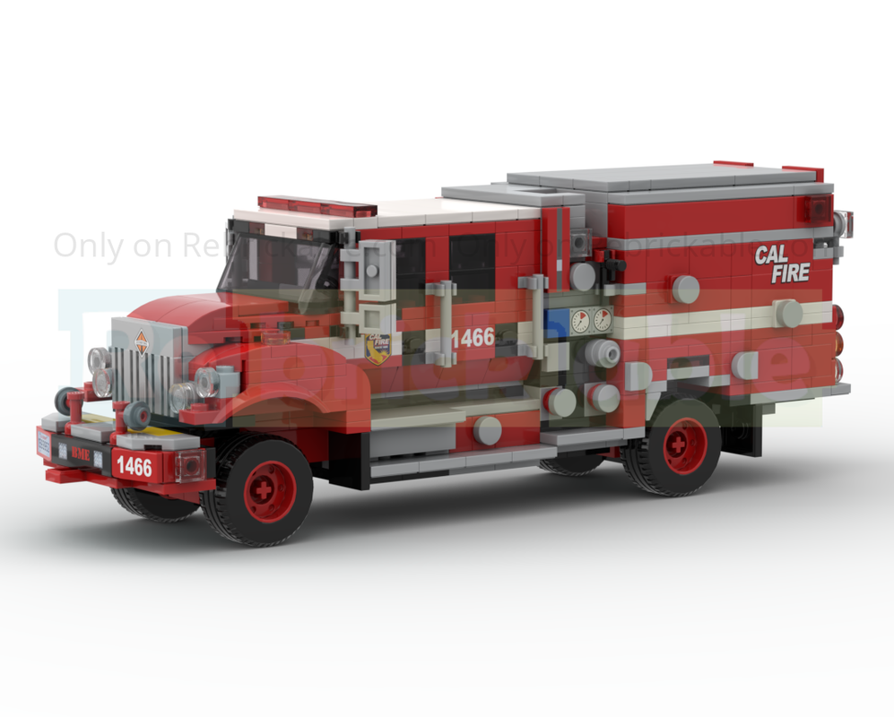 LEGO MOC-252484 2018 BME Intl. Type III Brush Engine CAL FIRE by Silver ...