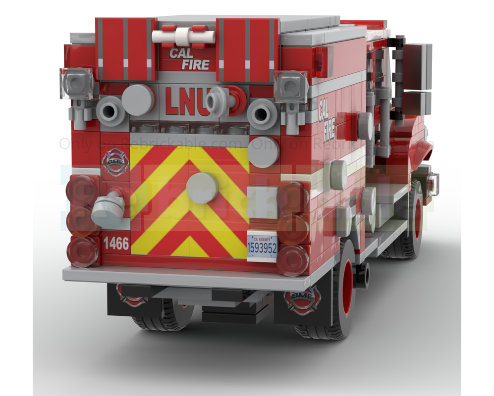 LEGO MOC-252484 2018 BME Intl. Type III Brush Engine CAL FIRE by Silver ...