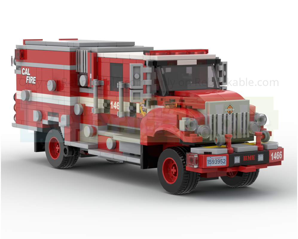 LEGO MOC-252484 2018 BME Intl. Type III Brush Engine CAL FIRE by Silver ...