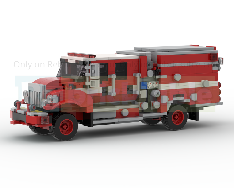 LEGO MOC-252484 2018 BME Intl. Type III Brush Engine CAL FIRE by Silver ...