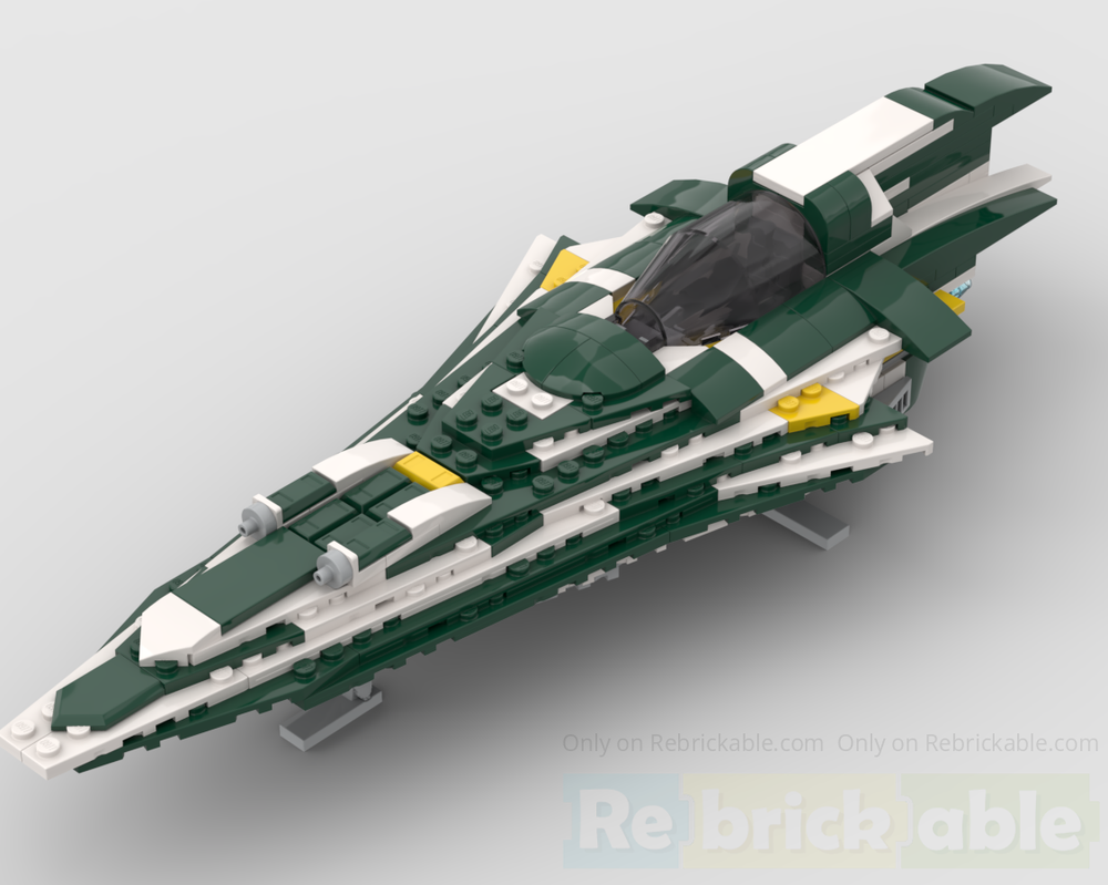 LEGO MOC252542 Delta6 System Defender Starfighter. by Darklordofsword