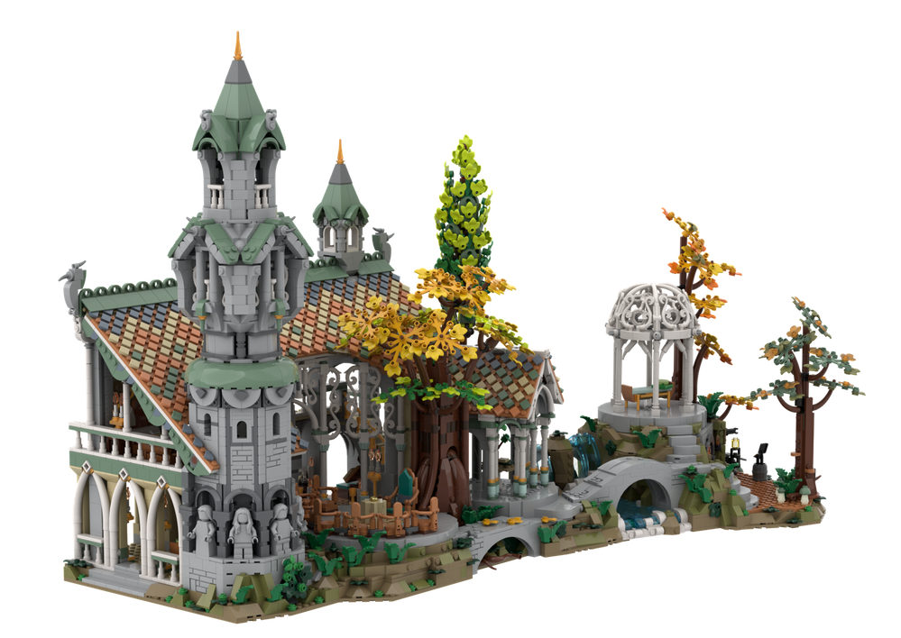 LEGO MOC-252544 Rivendell Tower's extension 3 by Fazermic | Rebrickable ...