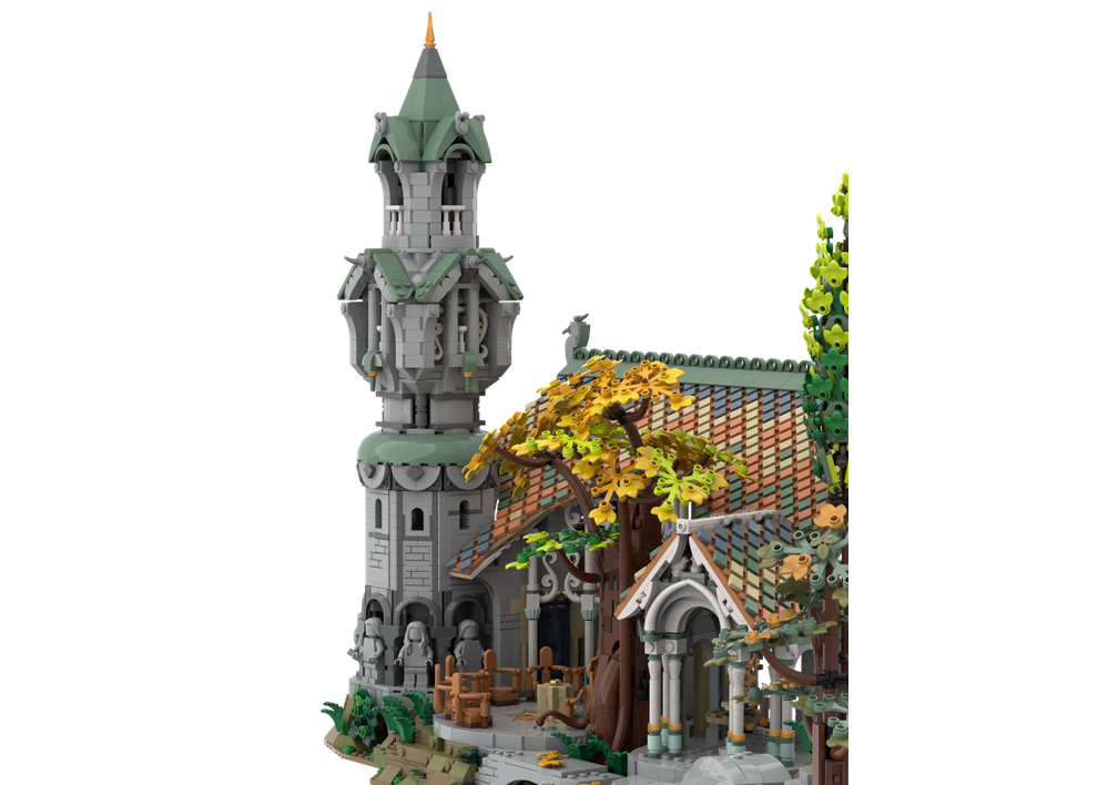 LEGO MOC-252544 Rivendell Tower's extension 3 by Fazermic | Rebrickable ...