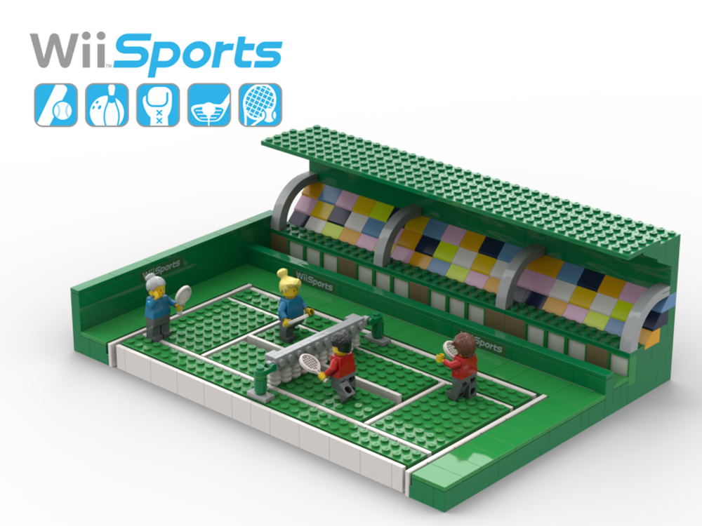 LEGO MOC-252617 Tennis Wii Sports by Nil Llaó | Rebrickable - Build ...