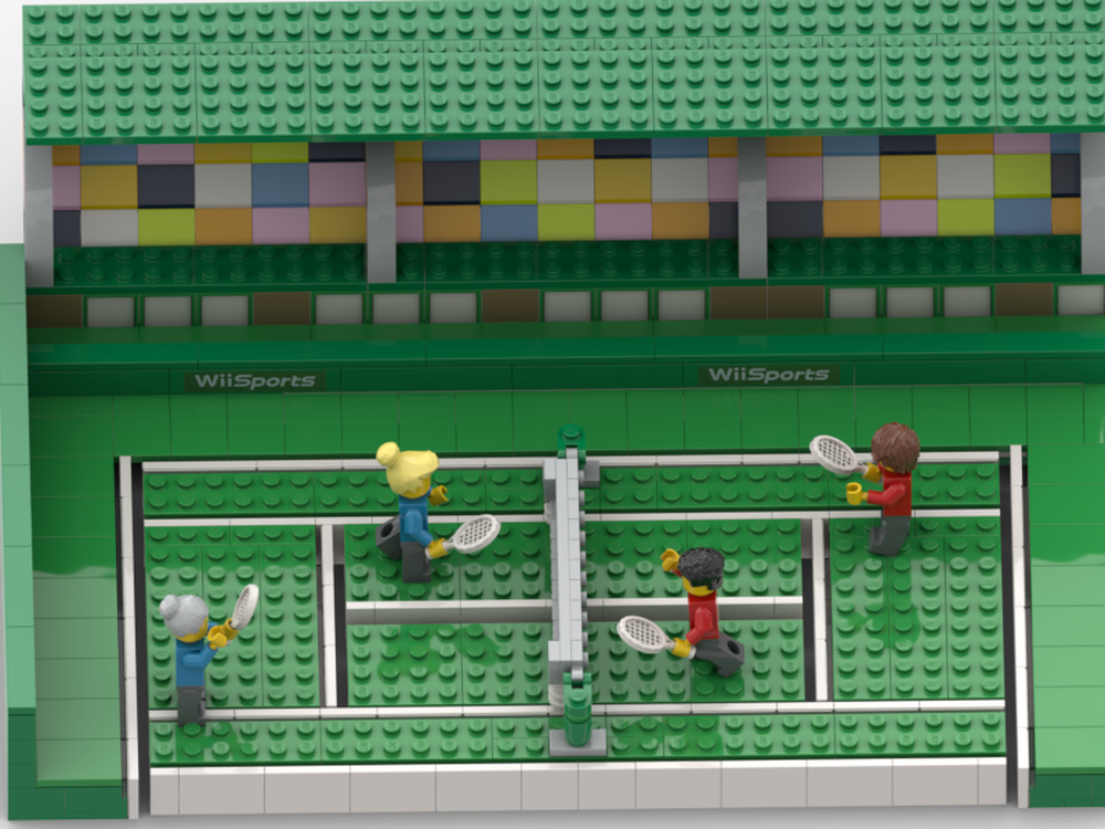 LEGO MOC-252617 Tennis Wii Sports by Nil Llaó | Rebrickable - Build ...