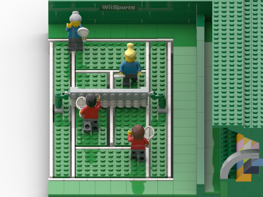 LEGO MOC-252617 Tennis Wii Sports by Nil Llaó | Rebrickable - Build ...