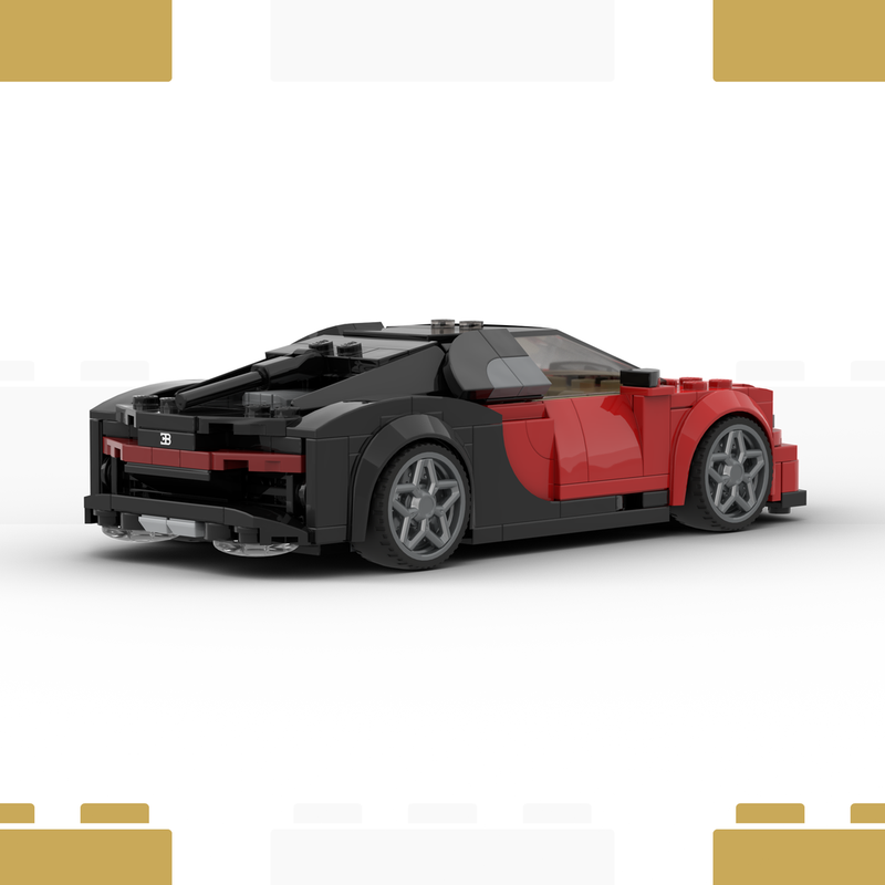 LEGO MOC Bugatti Chiron by Brick-My-Ride | Rebrickable - Build with LEGO
