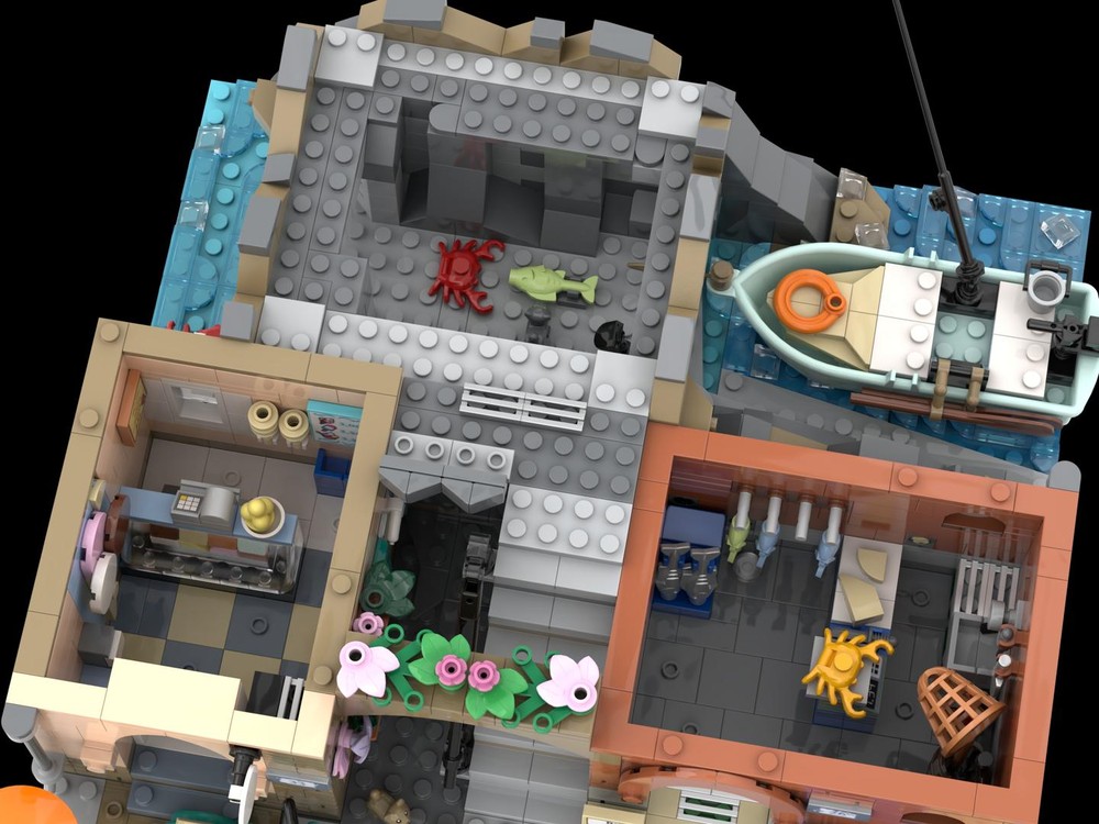 LEGO MOC-252735 Italian Alley - 21359 Italian Riviera Modification by ...