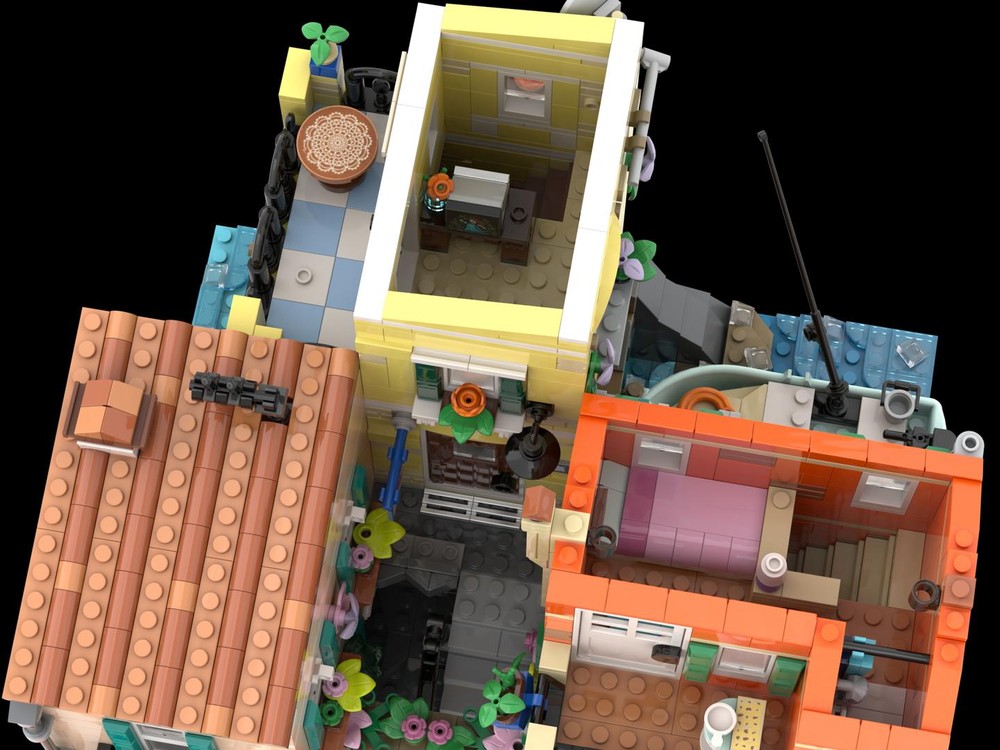 LEGO MOC-252735 Italian Alley - 21359 Italian Riviera Modification by ...