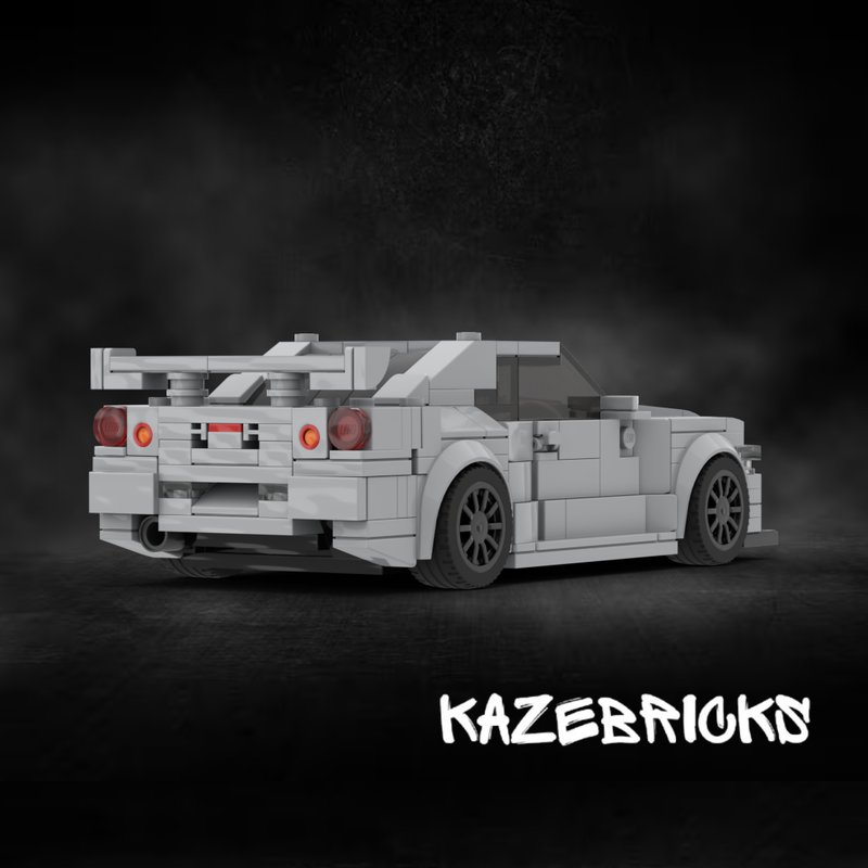 LEGO MOC-252781 Nissan R34 GTR Nismo by Kaze Bricks | Rebrickable ...
