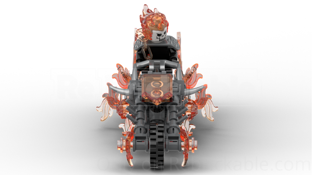 LEGO MOC-252967 More Flames Hellcycle (Ghost Rider's Motorcycle) by ...