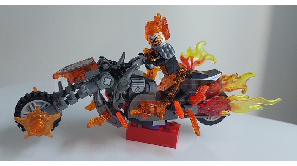 LEGO MOC-252967 More Flames Hellcycle (Ghost Rider's Motorcycle) by ...